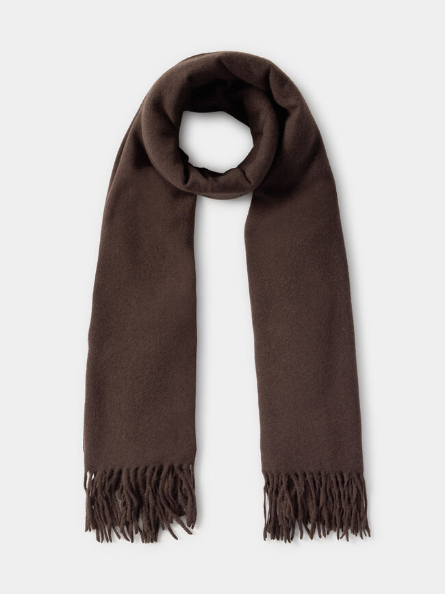 BUFANDA BÁSICA Marron Oscuro