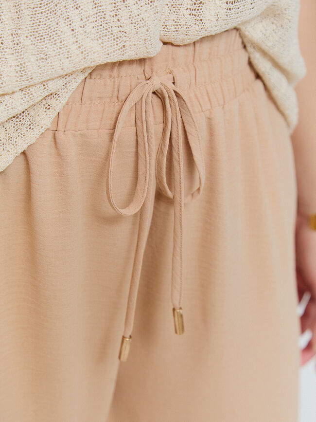 PANTALÓN FLUIDO Camel