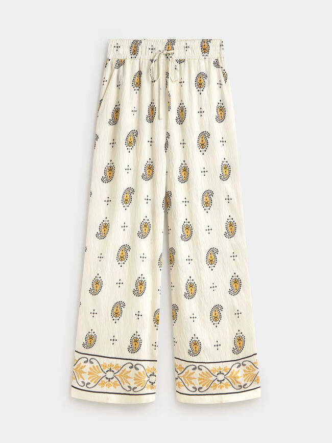 PANTALON FLUIDO Crudo