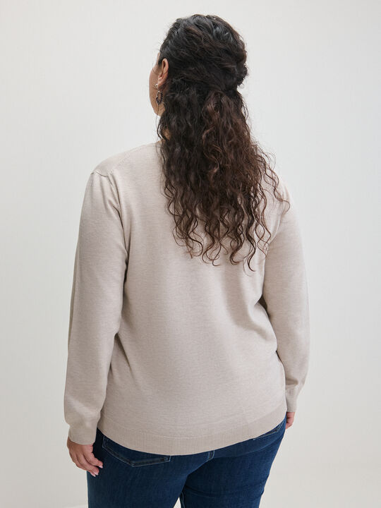 JERSEY CUELLO PICO Beige image number null