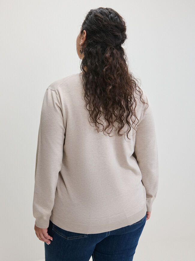 JERSEY CUELLO PICO Beige