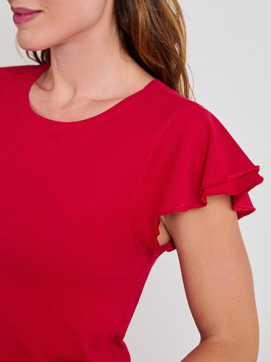 CAMISETA VOLANTES Rojo image number null