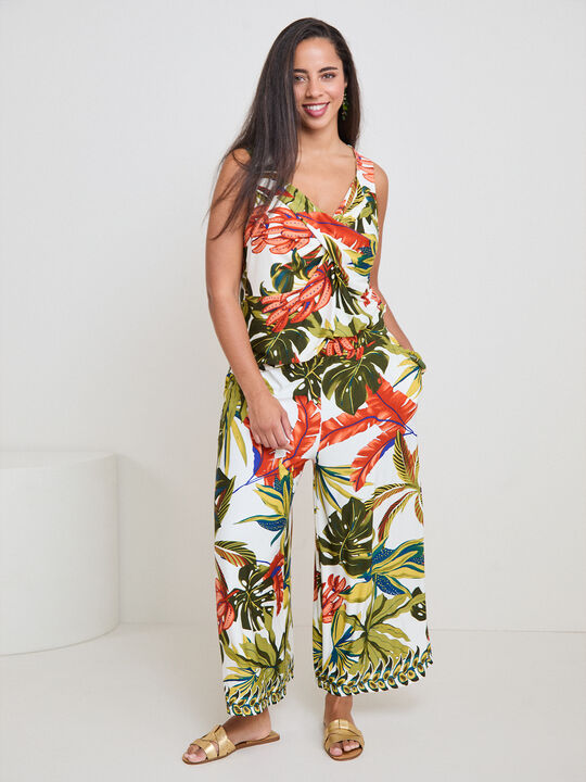 PANTAL&Oacute;N SET DTY TROPICAL Verde image number null