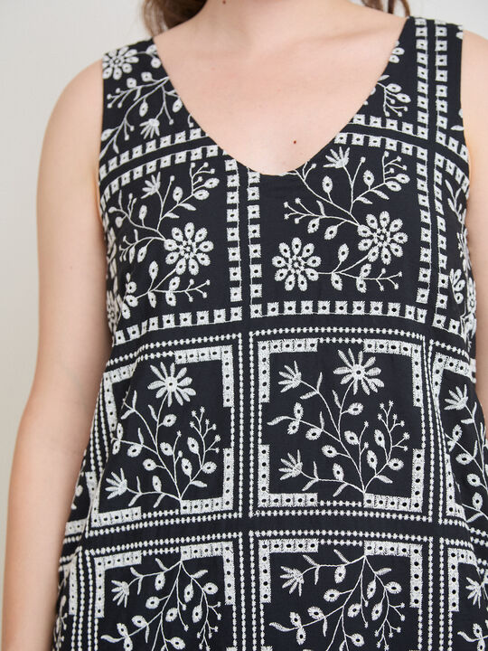 vestido corto Negro image number null