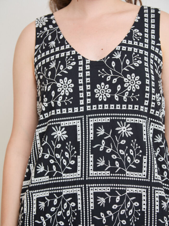 vestido corto Negro