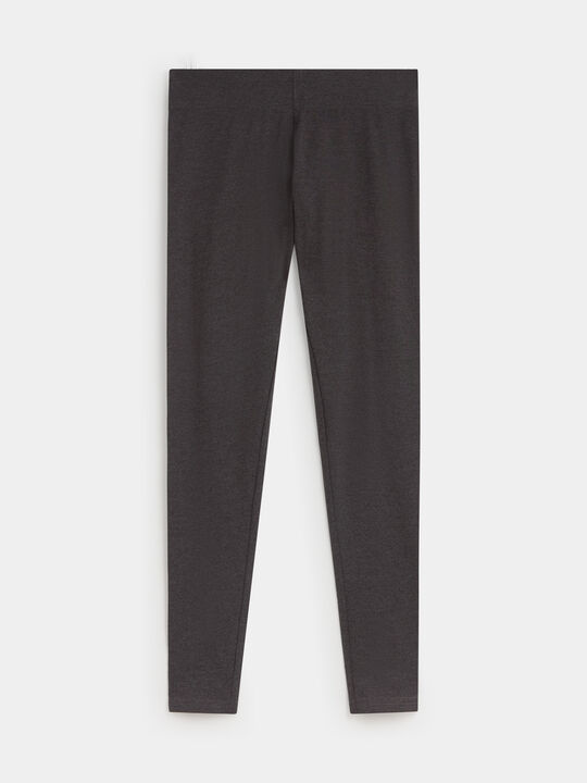 LEGGING BASICO LARGO Gris vigore Osc image number null