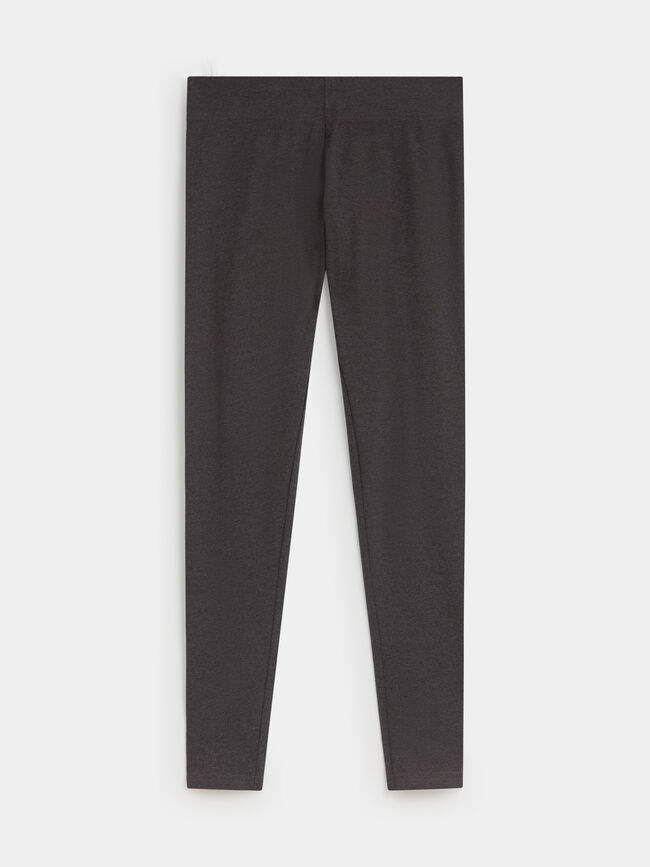 LEGGING BASICO LARGO Gris vigore Osc