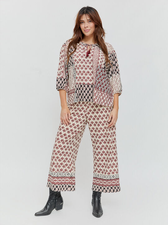 PANTALÓN ESTAMPADO Estampado 1 image number null