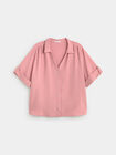 BLUSA  TRABILLAS rosa blush