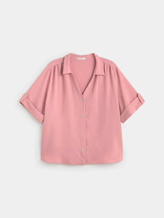 BLUSA  TRABILLAS rosa blush image number null
