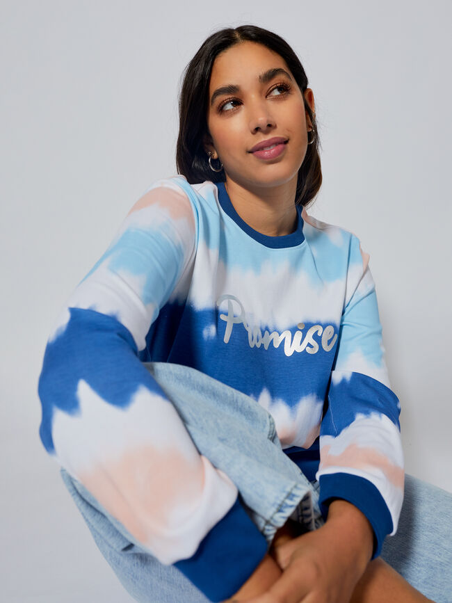 Sudadera tie dye Multicolor