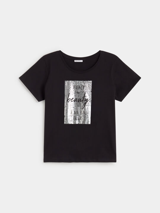 CAMISETA POSICIONAL DORADO Negro image number null