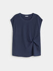 CAMISETA NUDO Azul Noche