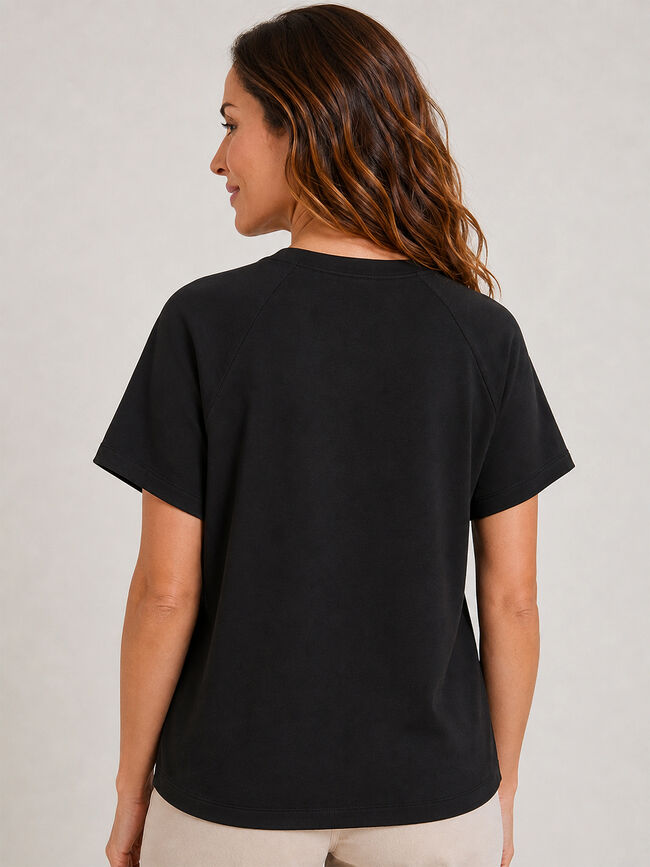 CAMISETA PINZAS Negro
