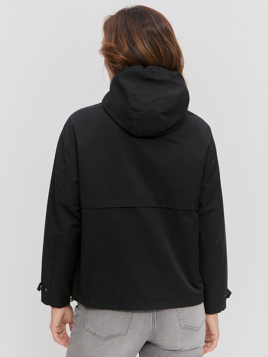 PARKA CAPUCHA Negro image number null