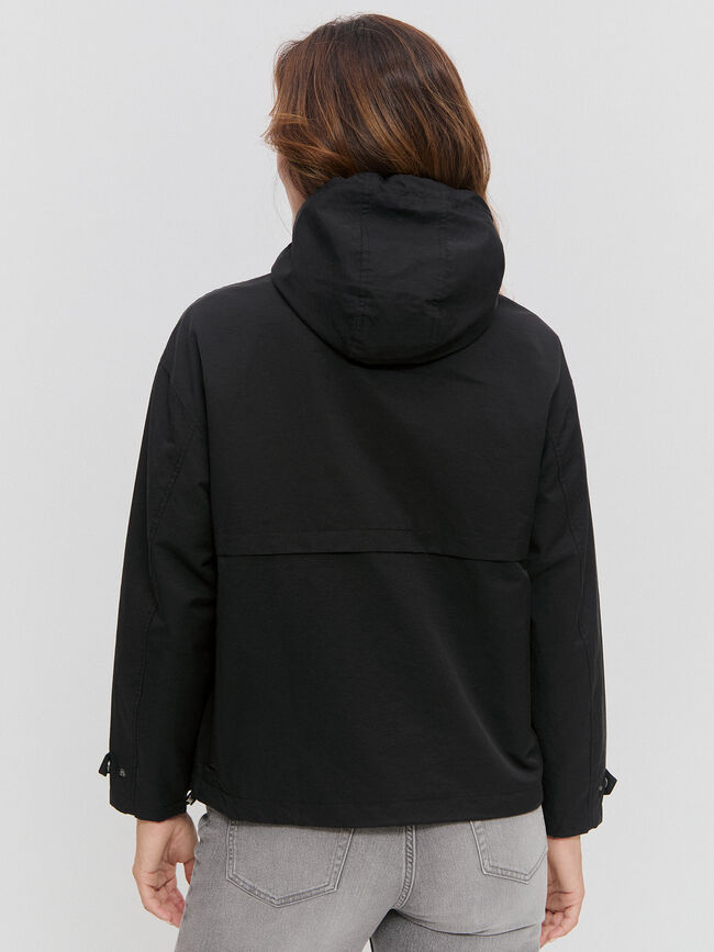 PARKA CAPUCHA Negro