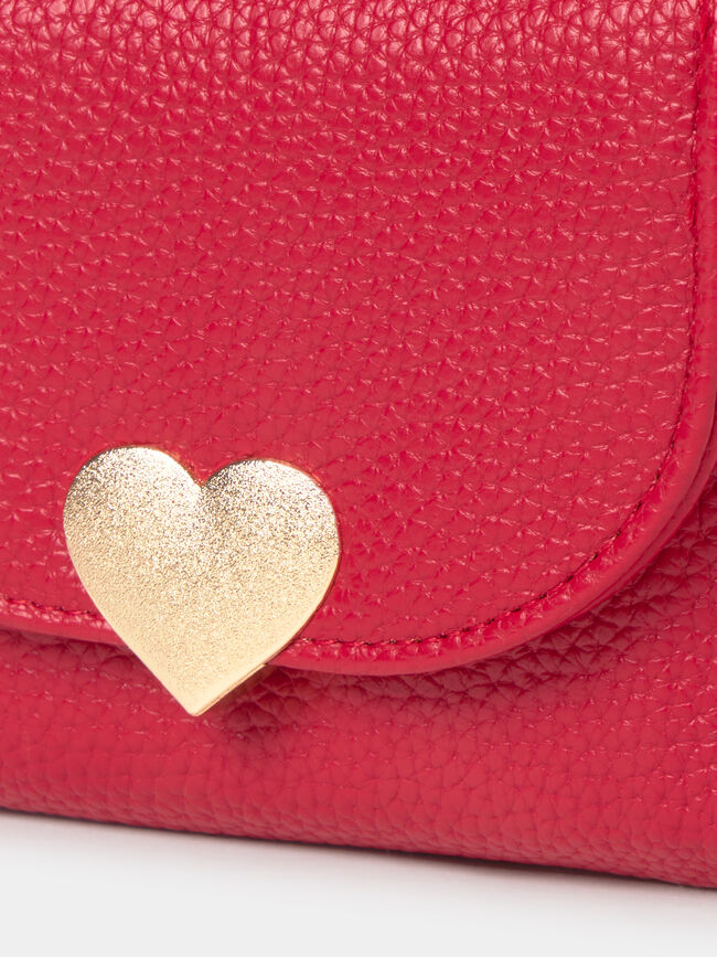 NECESER ESTAMPADO CORAZ&Oacute;N Rojo Flama