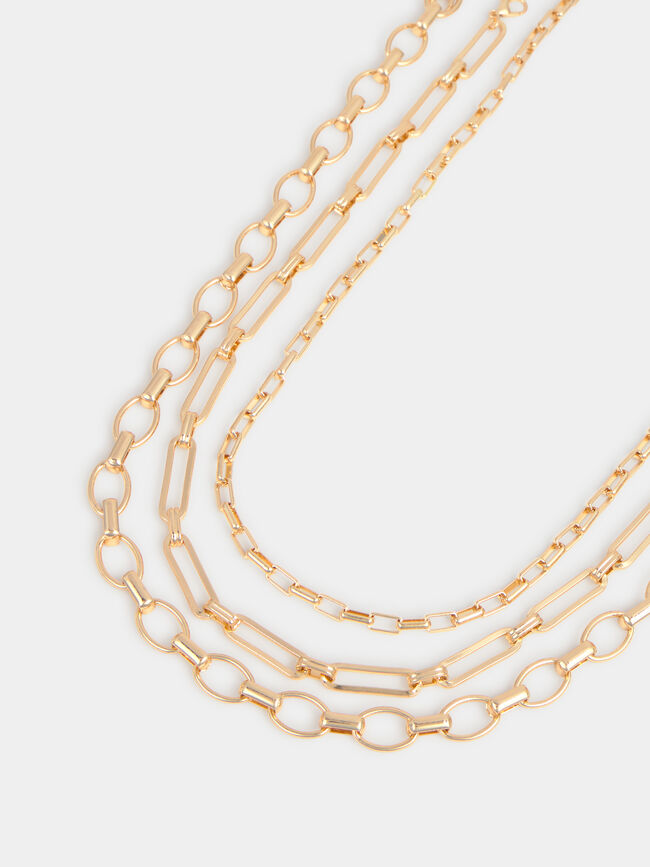 PACK TRES COLLARES Oro