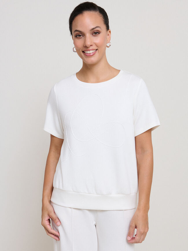 CAMISETA DETALLE CORD&Oacute;N Beige
