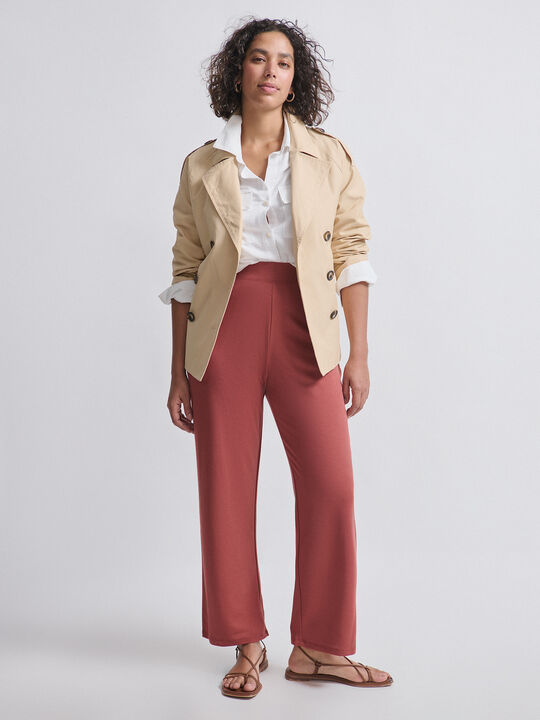 PANTALON RECTO Marron/Naranja image number null