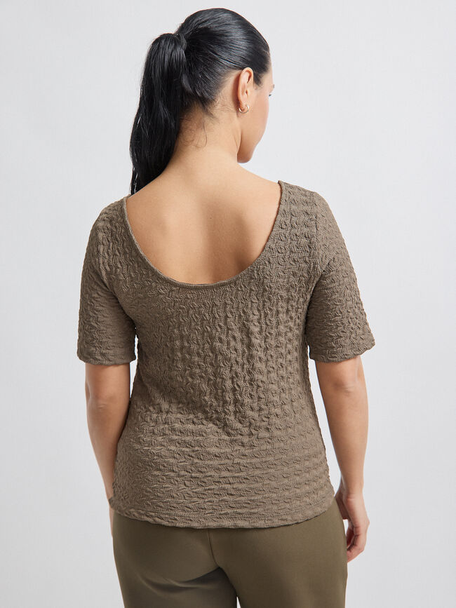 CAMISETA TEXTURA Kaki
