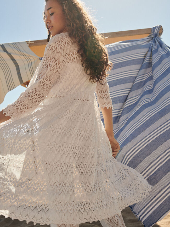 Caftan Blanco Optico