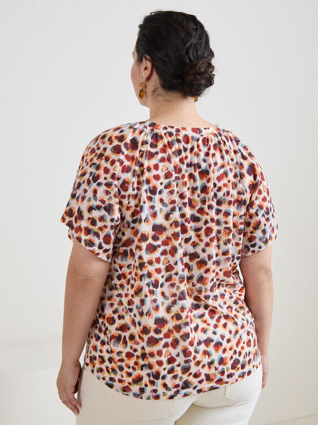 BLUSA MANGA CORTA Estampado 2