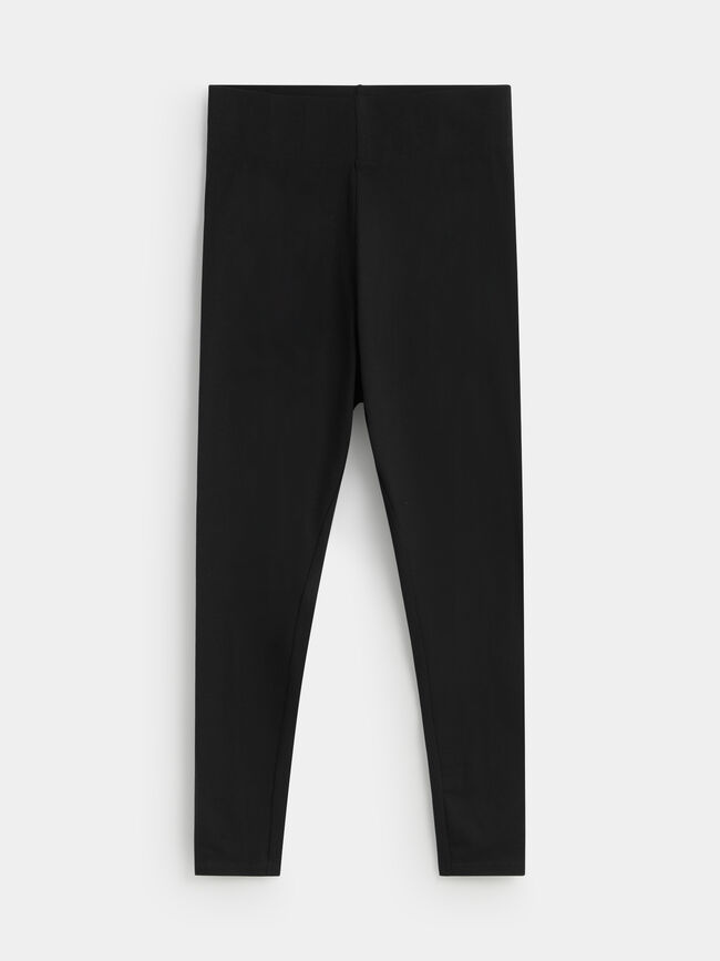 LEGGING BASICO LARGO Negro