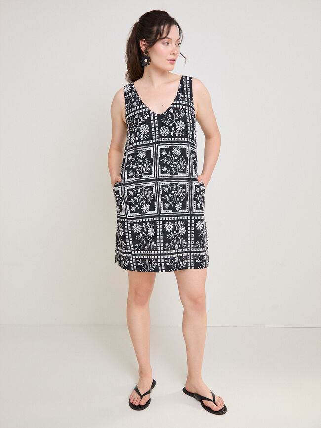vestido corto Negro