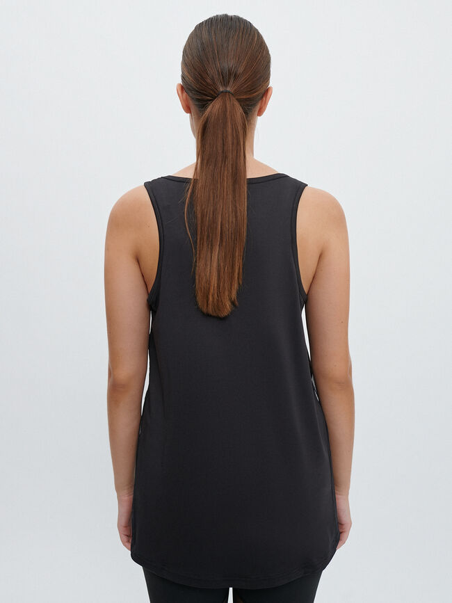 TOP DEPORTIVO MESH Negro