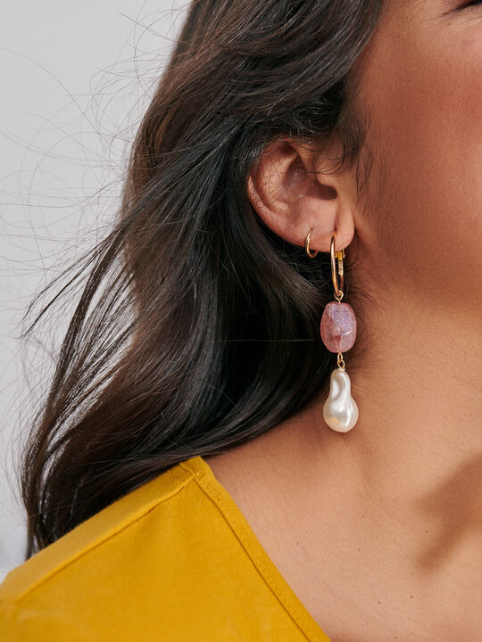 PENDIENTES PIEDRAS Multicolor image number null