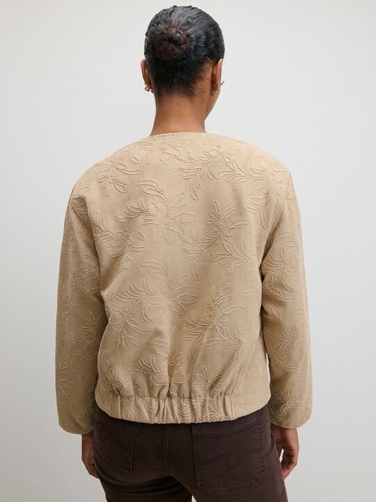 BOMBER ANTELINA BORDADA Camel image number null
