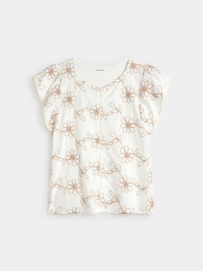 CAMISETA BIMATERIA VOLANTES Crudo