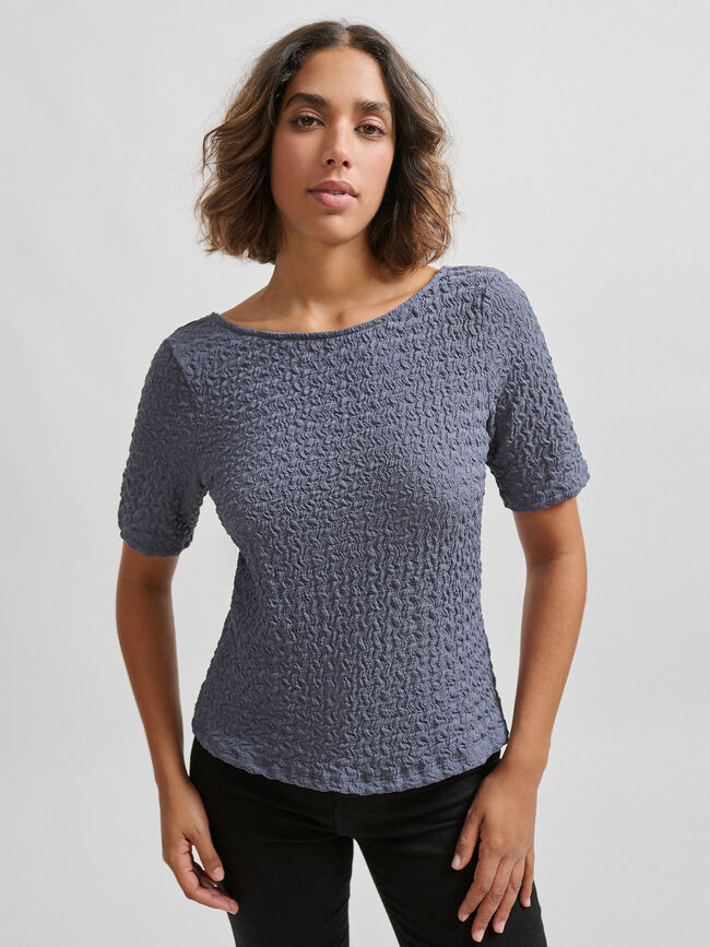 CAMISETA TEXTURA Vintage Blue