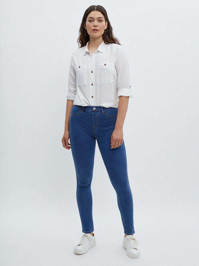 VAQUERO JEGGING Mid blue