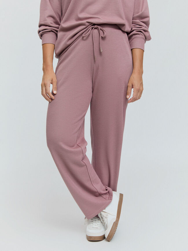 PANTALON BOLSILLOS PARCHE Rosa Polvo
