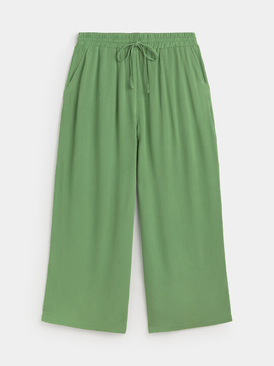 PANTALON  CULOTTE FLUIDO Hoja image number null