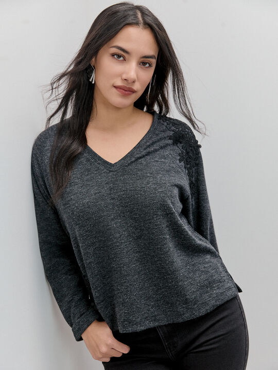 JERSEY LANOSO FORNITURA Gris V/oscuro image number null