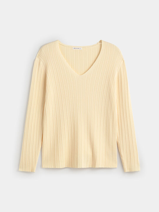JERSEY PICO CANALE Amarillo Pastel image number null
