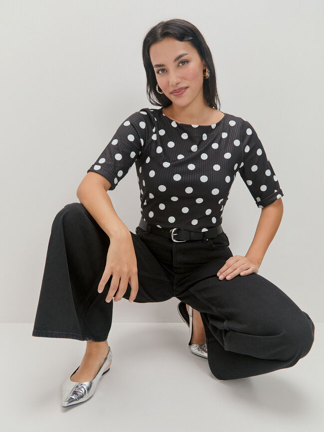 CAMISETA CANALE TOPOS Negro