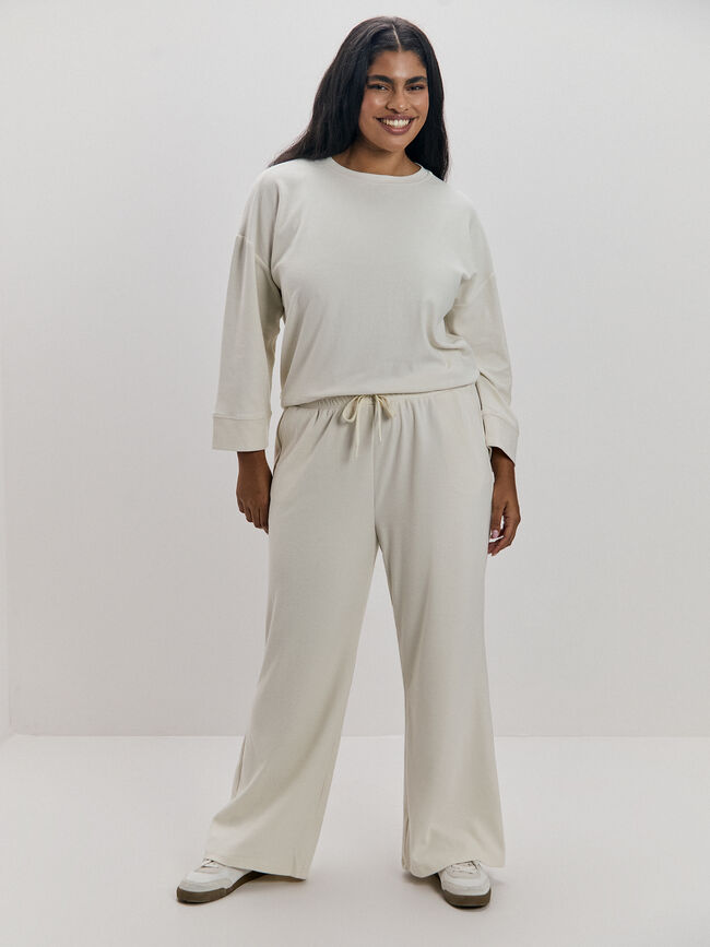 PANTALON CONJUNTO MICROPANA Crudo