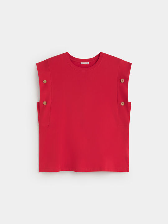 TOP DETALLE BOTON Rojo image number null