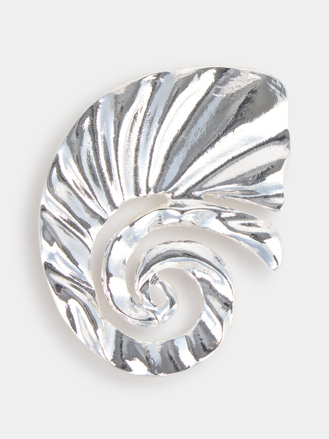 BROCHE CARACOLA Plata