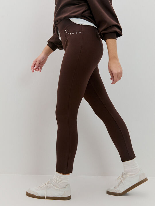 LEGGING DETALLE Marron Medio image number null