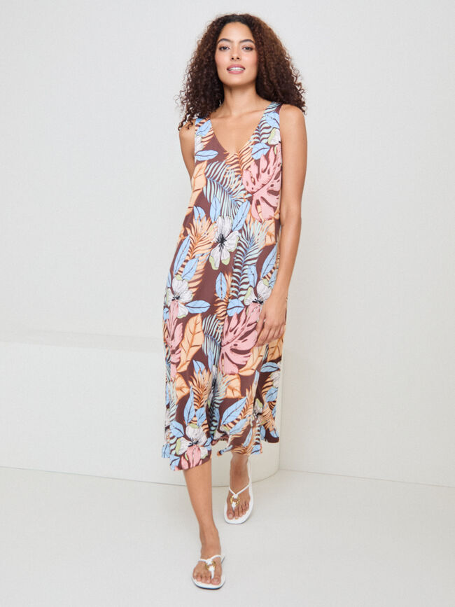 VESTIDO DTY C/PICO Estampado 1