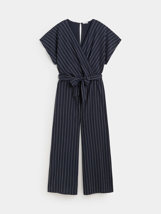 MONO RAYAS CRUZADO Azul Marino image number null