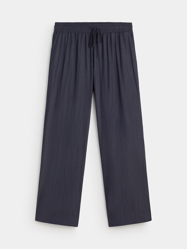 PANTALON EFECTO DENIM Azul Marino