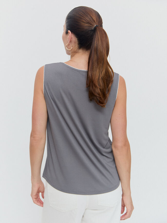 CAMISETA BRILLO Gris