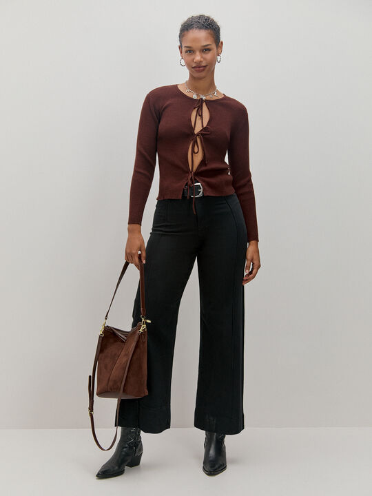 BOLSO ANTELINA VIVO Chocolate image number null