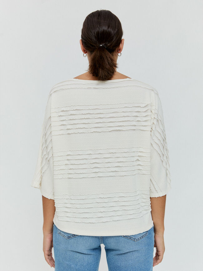 CAMISETA TEXTURA Crudo